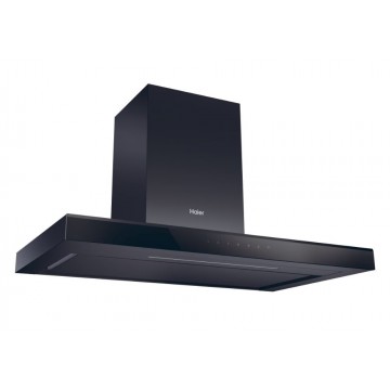 Haier I-Link HATS9CBS4BWi-Fi Απορροφητήρας Καμινάδα-Τζάκι 90cm Μαύρος